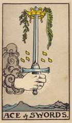 The Magician tarot card from the Rider–Waite Tarot Deck
