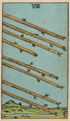 Ace of Wands tarot card from the Rider–Waite Tarot Deck