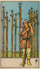 Strength tarot card from the Rider–Waite Tarot Deck