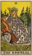 The Emperor tarot card from the Rider–Waite Tarot Deck