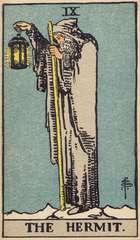 The High Priestess tarot card from the Rider–Waite Tarot Deck